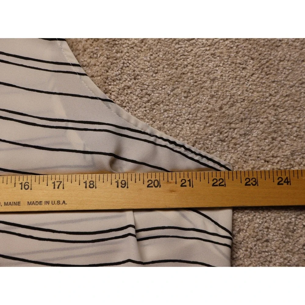 Who What Wear Womens Olive Green Utility Jacket and Striped Tank Set Size L XXL